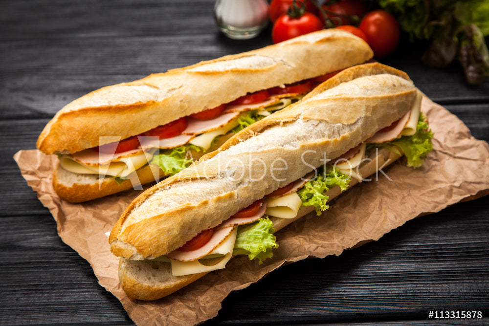 Baguette med kyllingsalat