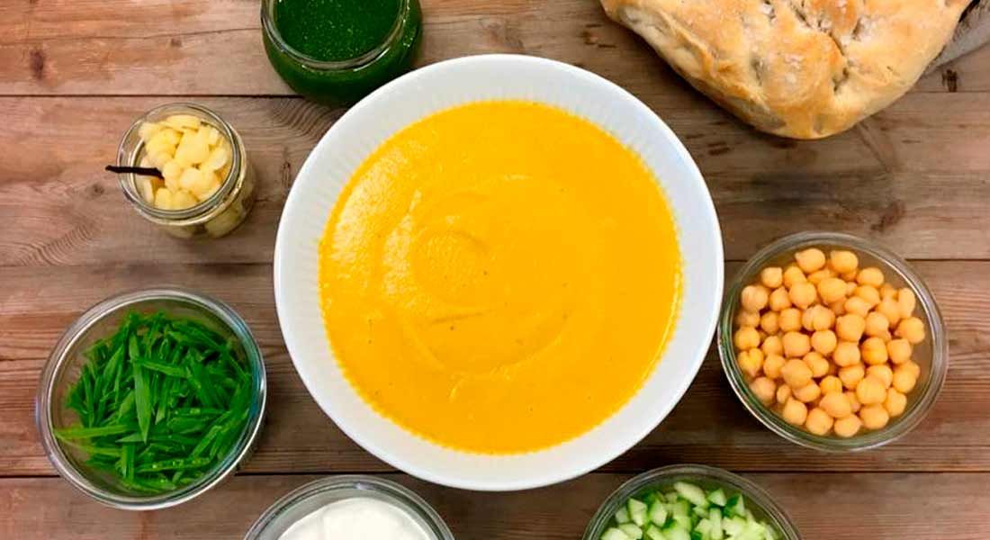 Asiatisk inspirert gulrotsuppe